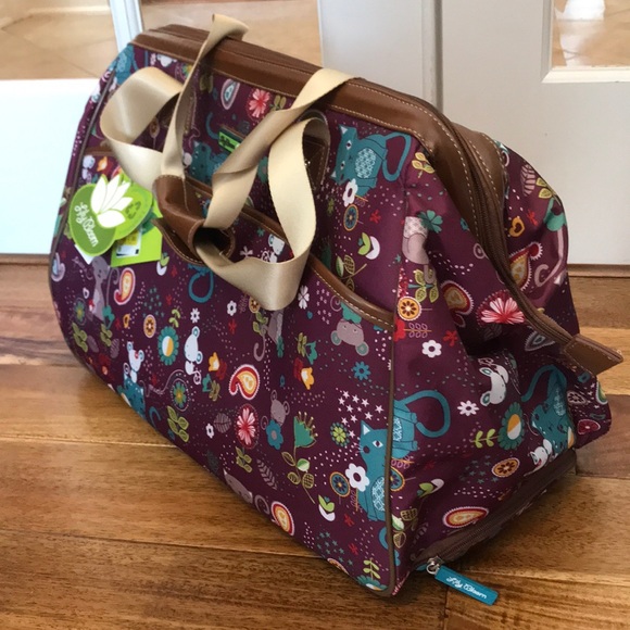 lily bloom sushi cat luggage